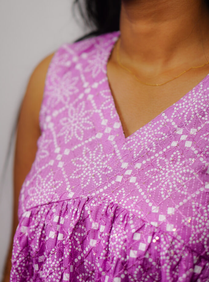 Ethereal pink Peplum top